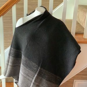 Wool Poncho by Eileen Fisher